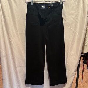 Anthropologie Maeve Colette cropped black pants very good condition 24p